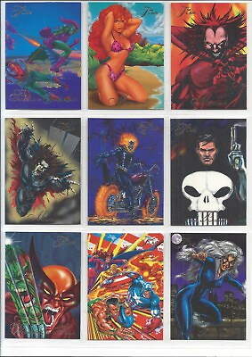 #ad 1994 Flair Marvel Annual Universe Trading Card Comics Singles U Pick Power Blast $11.95