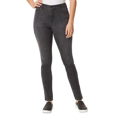 #ad Gloria Vanderbilt Womens Generation Black Denim Ankle Skinny Jeans 4 BHFO 1529 $6.99