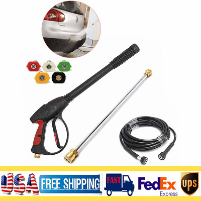 #ad #ad For Craftsman High Pressure Power Washer Spray Gun Wand Hose Kit5 Tips New USA $37.00