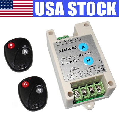 #ad 10A DC 9 30V Linear Actuator Remote Control DC Motor Switch Wireless Controller $12.99