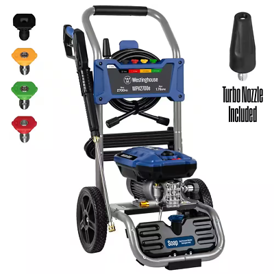 #ad #ad Cold Water Electric Pressure Washer with Turbo Nozzle and Quick Connect Tips $383.08