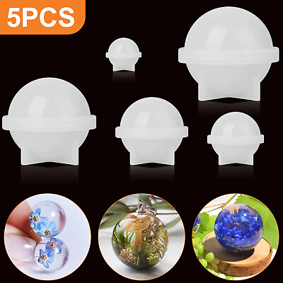 #ad Silicone Resin Casting Mold Round Epoxy Mould DIY Craft Jewelly Making Tool Kit $8.98
