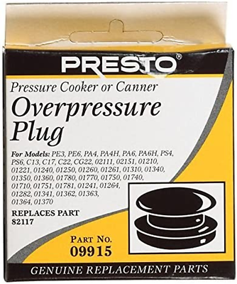 #ad 09915 Pressure Cooker amp; Canner over Pressure Plug $14.10