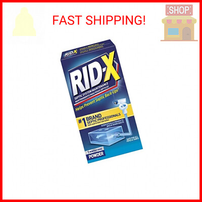 #ad RID X Septic Treatment 1 Month Supply Of Powder 9.8 oz $10.99