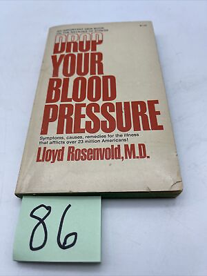 Vintage 1976* Drop Your Blood Pressure by Lloyd Rosenvold M.D. #ad #ad $12.00