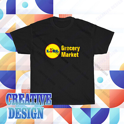 #ad New LiDL Grocery Market Logo T Shirt Funny Size S to 5XL $20.00
