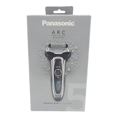 #ad Panasonic Arc5 Electric Razor Men#x27;s 5 Blade Cordless Wet Dry ES LV65 S USED $89.91