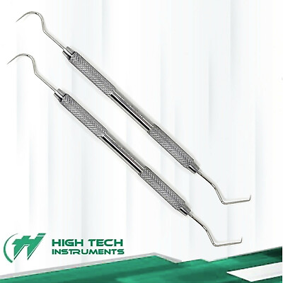 #ad Dental Teeth Cleaning Dentist Scraper Pick Tool Calculus Plaque Floss Remover 2X $6.25
