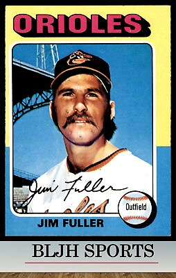 #ad 1975 Topps #594 Jim Fuller Baltimore Orioles B $1.57