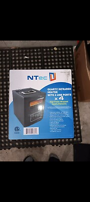 #ad NTec 4 Element 1500W Portable Electric Infrared Quartz Space Heater Indoor $89.00
