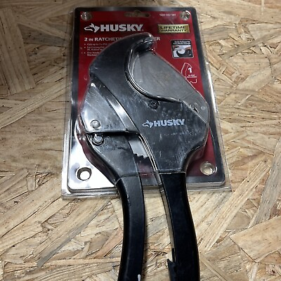 #ad Husky 2 in. Ratcheting PVC Cutter NOB $14.89
