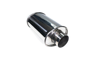 Squirrelly SilentMAX Stainless Steel Mini Muffler Resonator 2.5quot; Inlet Outlet #ad $69.99