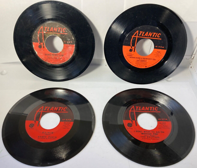#ad Atlantic Records 45s Lot Leif Garrett Bobby Darin Aretha Franklin The Drifters $12.66