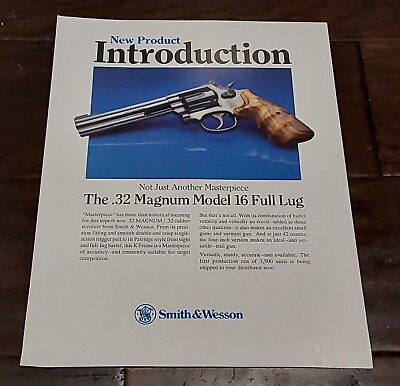 #ad #ad New Product Introduction The .32 Magnum Model 16 Dealer Advertisement $10.00