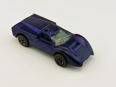 #ad Hot Wheels Redline FORD J CAR Purple US Black Interior Nice $35.00