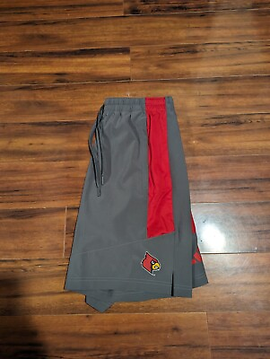 #ad #ad Louisville Cardinals Team Issued Adidas Aeroready Warm up Training Shorts Size M $30.00