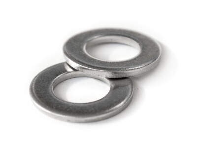 #ad US Inch Stainless Steel Flat Washers A2 18 8 #2 #4 #6 #8 #10 1 4quot; 5 16quot; $8.38