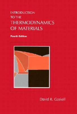 #ad Introduction to the Thermodynamics of Materials 4th Edition VERY GOOD $8.52