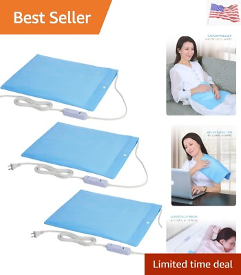 #ad Stay On NO Auto Off Hot Heating Pad for Cramps and Back Pain Relief Fomentera... $69.99