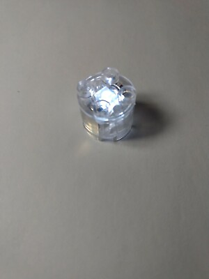 #ad NEW Clear LED ROUND 2X2 BRICK #3941 — 1 PIECE — COMPATIBLE WITH LEGO $4.00