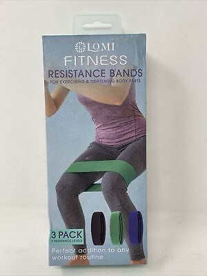#ad Lomi Fitness Resistance Bands 3 Pack $18.95