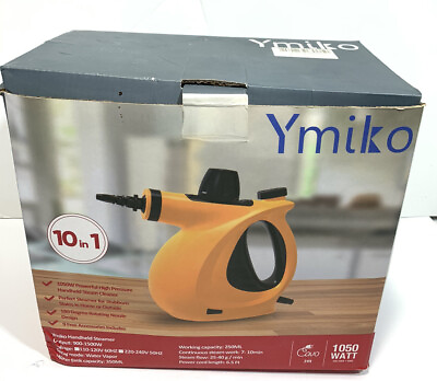 #ad Handheld Pressurized Steam Cleaner 10 In 1 Ymiko 1050 Watt Open Box Never Used $30.00