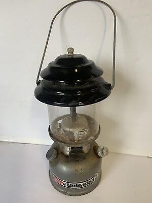 #ad Vintage Coleman Two Mantle Unleaded 2 Lantern Model $34.99