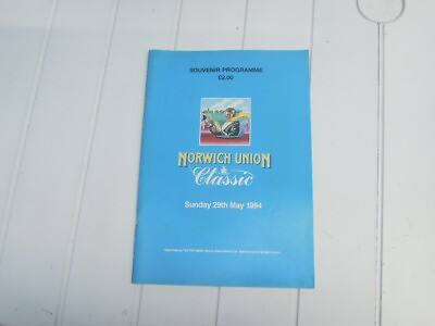 #ad #ad Norwich Union RAC Classic booklet from 1994 $11.99