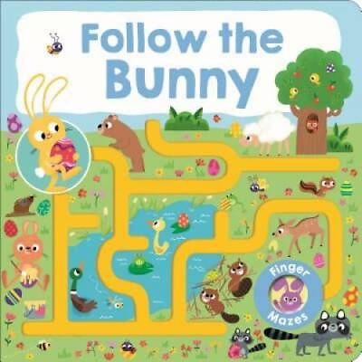 #ad Maze Book: Follow the Bunny Finger Mazes Board book By Priddy Roger GOOD $3.98