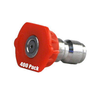 #ad 400 Pack Erie Tools Pressure Washer 1 4quot; Quick Connect 0 Degree 5.0 Nozzles $613.99