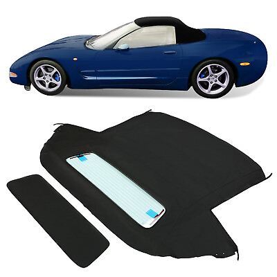 #ad Convertible Soft Top amp; Heated Glass window Fits For Corvette C5 1998 2004 $249.99