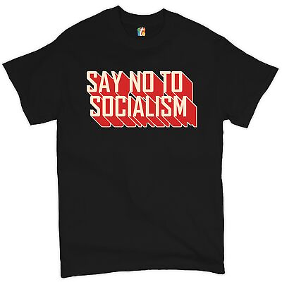 #ad Say No to Socialism T shirt Only You Can Prevent Socialism Men#x27;s Tee $16.83