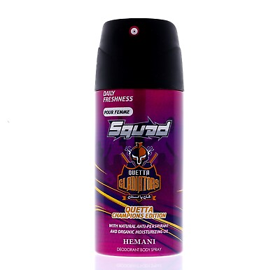 #ad Hemani Squad Deodorant Spray Quetta Champion for Women 150mL $15.20