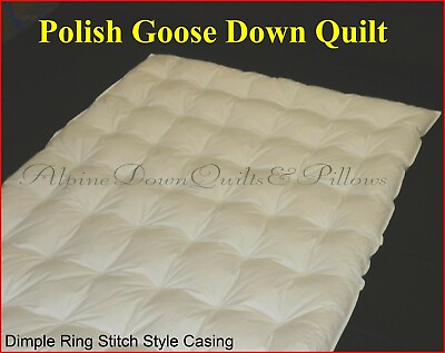 #ad QUEEN BED SIZE 95% POLISH GOOSE DOWN QUILT DUVET WINTER ULTIMATE WARMTH QUILT AU $622.00