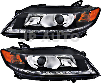 #ad For 2013 2015 Honda Accord Coupe Headlight Halogen Set Driver and Passenger Side $517.82