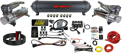 #ad #ad Level Ride Pressure Only airmaxxx Chrome 480 Air Management w Complete Wire Kit $1994.88