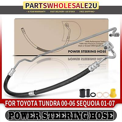 #ad New Power Steering Pressure Line Hose Assembly for Toyota Tundra Sequoia V8 4.7L $66.99