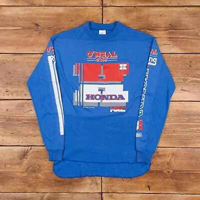 Vintage O’neal Honda T Shirt M USA Made 80s Motocross Biker Racing Tee R32235 GBP 145.00