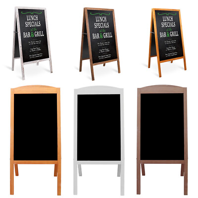 #ad Extra Large Magnetic A Frame Chalkboard Menu Board Sidewalk Sandwich Board Sign $35.99