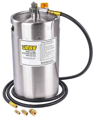 #ad JEGS 23550 Pre Lube Engine Oiler 2 Gallon Stainless Steel Tank Large Easy to Fil $219.99