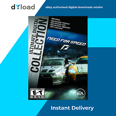 #ad NEED FOR SPEED ULTIMATE DIGITAL COLLECTION PC Key NTSC ELECTRONIC ARTS $29.99