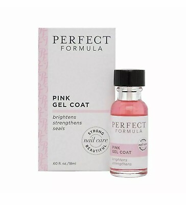 #ad Perfect Formula Pink Gel Coat Nail Treatment 0.6 Oz New In Box $21.95
