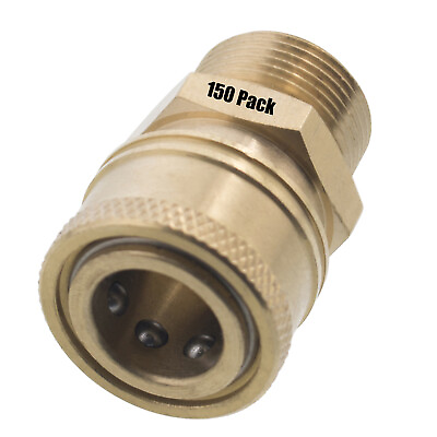 150 Erie Tools Pressure Washer M22 Male NPT to 3 8quot; Quick Connect Socket Coupler #ad $443.99