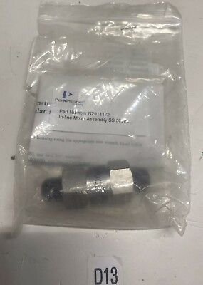 #ad #ad New Perkin Elmer In line Mixer Assembly SS 500ul High Pressure Part N2911172 $525.00