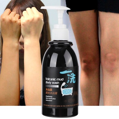 #ad Volcanic Mud Shower Gel Whole Body Wash Fast Whitening Deep Skin Clean HOT $8.78