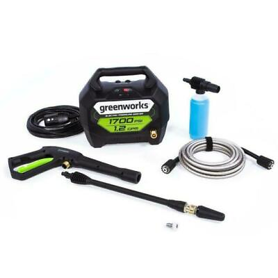 Greenworks GPW1704 1700 PSI 1.2 GPM Cold Water Electric Pressure Washer #ad $59.99
