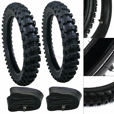 #ad 70 100 19 amp; 90 100 16 Front amp; Rear Tires Tubes For Honda Dirt Bike CR80 KX100 $100.30