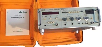 #ad Anritsu ME645A Microwave Radio Test SetMANUAL IN THE ORIGINAL BAG $380.00