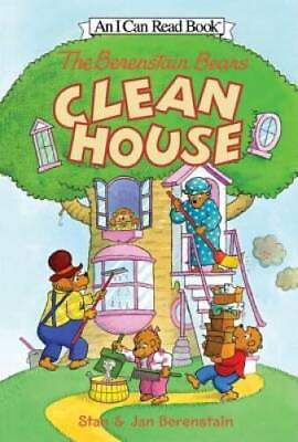 #ad The Berenstain Bears Clean House I Can Read Level 1 Paperback GOOD $3.73