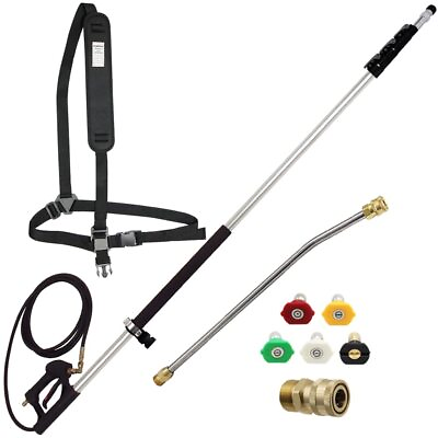 #ad Commercial Grade Telescoping Pressure Washer Wand for Pressure Washers with B... $116.16